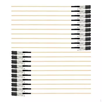 20 шт. палочек для покраски моделей из кожи аллигатора, прочные зажимы из кожи аллигатора для аэрографии