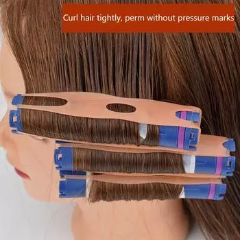 20 шт. парикмахерская завивка резинка для волос бигуди для завивки волос холодная волна стержни с эластичной резинкой профессиональные инструменты для укладки