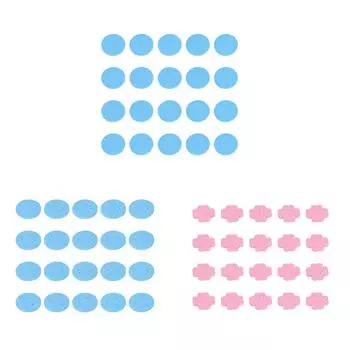 20 шт. пенопластовый штатив для пробирок яркий цветной гибкий моющийся многоразовый держатель для пробирок для лаборатории Blue Circle 15 Holes for 1.5ml