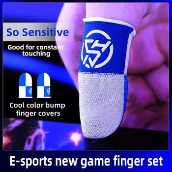 20 шт. Перчатки для мобильных игр с защитой от пота для сенсорного экрана PUBG Gamer, противоскользящие дышащие перчатки для кончиков пальцев