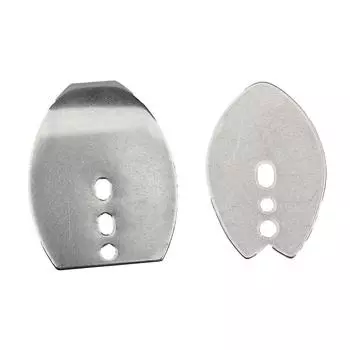 20 шт., переключающие лезвия, лезвия из нержавеющей стали, лезвия для джиг-танцовщицы, рыболовные приманки, компоненты, сделай сам, для джиг-приманок B