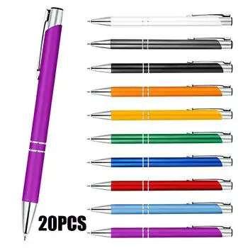 20 шт. персонализированная шариковая ручка с гравировкой персонализированный подарок на годовщину для мужчин и женщин 30 мл One Size чёрный