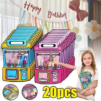 20 шт. пищевые мультяшные куклы в форме сладостей печенья закуски герметичные карманы свадьба детский день рождения подарочный мешочек Pink(18*25+6CM)-1PCS