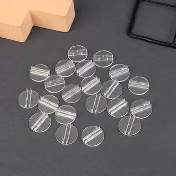 20 шт. Пластиковые карты подставки уникальные прозрачные фиксированные реквизиты для бумажных настольных игр карты 20mm