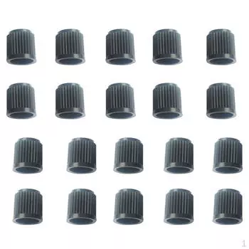 20 шт. пластиковые колпачки для стержней клапана для авто мотоциклов, грузовиков, черные колпачки