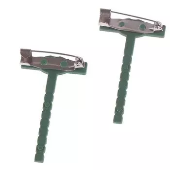 20 шт. Пластиковые металлические броши унисекс булавки для воротника рубашки поддельные броши-булавки в виде цветка one size