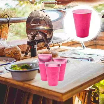20 шт. Пластиковые стаканы для вечеринок, стаканы для питья, стаканы для воды на свадьбу, кемпинг, пластиковые стаканы, одноразовые стаканы