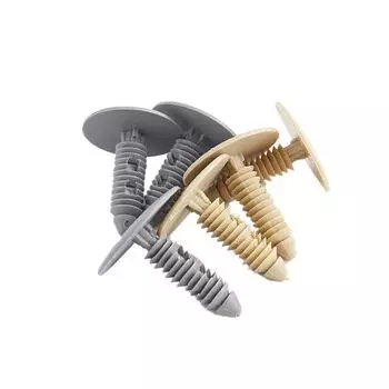 20 шт. пластиковые заклепки с отверстием 7 мм, автомобильные крепежи для зажимов для обшивки крыши Buick Ford серый