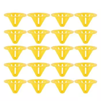 20 шт. пластиковых входных и выходных конусов улья, вентиляционные отверстия для предотвращения проникновения королевы жёлтый