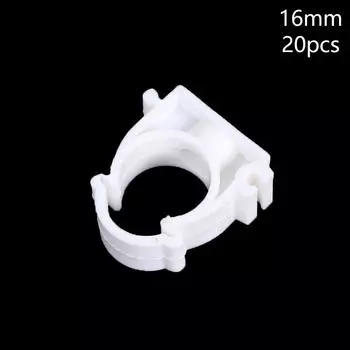 20 шт. Пластиковый держатель-зажим Ppr для фитингов водопроводных труб диаметром 16 мм, 20 мм, 25 мм, 32 мм 16mm