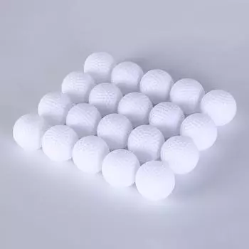 20 шт. пластиковый полый мяч для гольфа для тренировок и тренировок на открытом воздухе