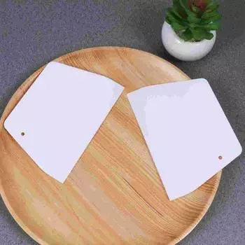 20 шт. пластиковый скребок для теста, крем для бритья, скребок для резки, многоцелевой гибкий кухонный шпатель (белый) белый