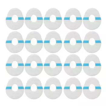 20 шт. пластырей для датчиков CGM, клейкая лента CGM, предварительно вырезаемая, для длительной фиксации, водонепроницаемая, устойчивая к поту