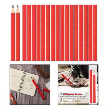 20 шт. плотницкие карандаши, строительные карандаши, многофункциональные карандаши для рисования своими руками, линия для работы по дереву