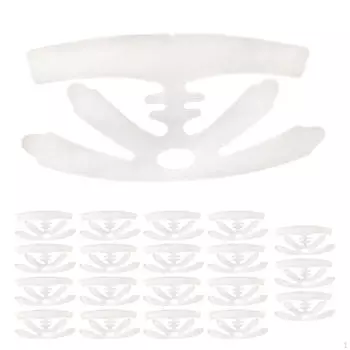 20 шт. Подкладка для бейсболки для взрослых, впитывающая пот подкладка для дома, на каждый день, для путешествий, на открытом воздухе 26cmx7cm