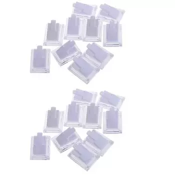 20 шт., подставка для колец на палец, держатель для ювелирных изделий, витрина, белый цвет as described белый