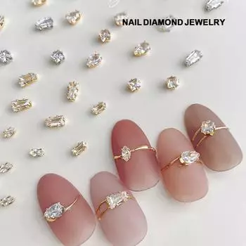 20 шт. подвески для ногтей сверкающие украшения для ногтей циркониевые конские глаза в форме капли воды украшения для ногтей со стразами для женщин A серебряный