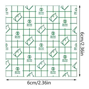 20 шт. полиуретановой пленки для самостоятельной резки, высококачественные термоусадочные наклейки на крылья носа, специальные косплей-полоски для носа, декоративные аксессуары 6*6cm