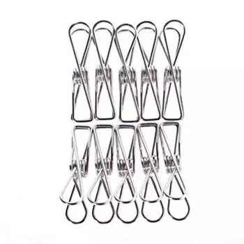 20 шт. прищепки из нержавеющей стали, подвесные булавки, зажимы, наборы для стирки, аксессуары