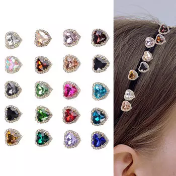 20 шт. пришитые стразы с плоской задней частью из хрустального стекла для шитья одежды, обуви, платья