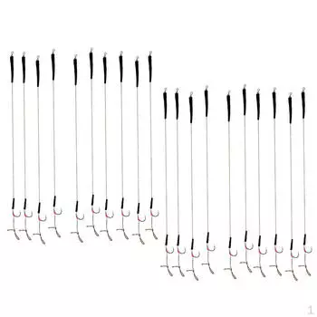 20 шт. Приспособления для ловли карпа, плетеные из углеродистой стали, 2 размера