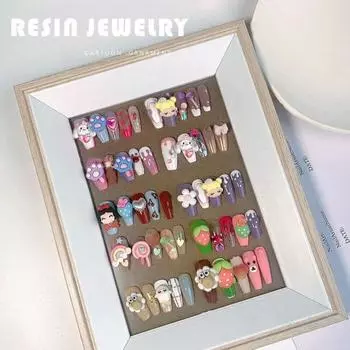 20 шт. привлекательных украшений для ногтей в достаточном количестве, отличное искусство «сделай сам», 3D-украшение, мультяшный маникюр, ювелирные изделия 11