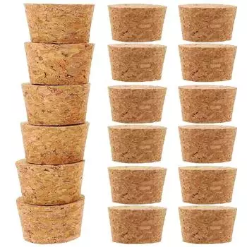 20 шт. пробок для стеклянных бутылок для герметизации деревянных пробок для поделок герметичная среда сохранение хорошего вкуса дома