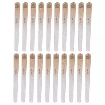 20 шт. профессиональных пилочек для ногтей 100 120 грит двухсторонние моющиеся маникюрные инструменты для домашнего салона