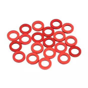 20 шт. прокладок для сливных пробок масла 90430-08003 сменные детали уплотнительные шайбы для сливных пробок масла для аксессуаров своими руками красный