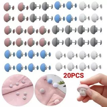 20 шт., простыня, зажим для одеяла, одна кнопка, разблокировка, застежка для пододеяльника, противоскользящие пряжки для одеяла, держатель для одеяла, фиксатор, захваты Pink -1pcs