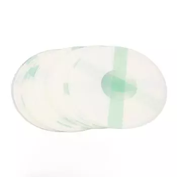 20 шт. прозрачные чехлы для датчиков, водонепроницаемые, нескользящие, удобные, портативные, круглые, зеленые