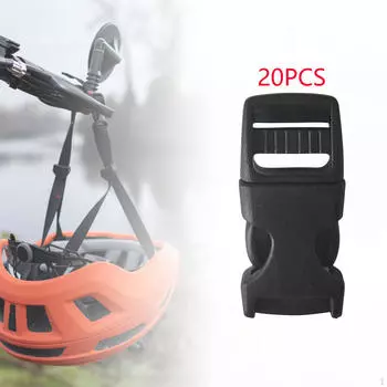 20 шт., пряжка для шлема, подбородочный ремень, кнопка замены, металлическая кнопка замка, Style B