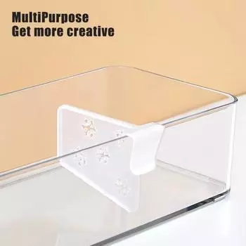 20 шт. разделители полок для дверей холодильника с гладкими краями и без заусенцев, многоцелевой органайзер для холодильника, регулируемые разделители 20PCS