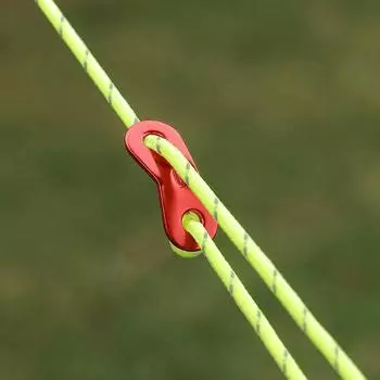 20 шт. Регулируемый натяжитель для шнура для кемпинговой палатки, пряжка для шнура, натяжитель для шнура, дорожный набор, инструменты, аксессуары оранжевый