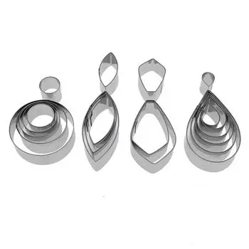 20 шт. резак для глины из нержавеющей стали, круглая керамическая форма для керамики, дизайнерская форма «сделай сам»