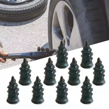 20 шт., резиновые гвозди для ремонта шин, эффективные без потерь, широкое применение, высокая термостойкость, вакуум S чёрный