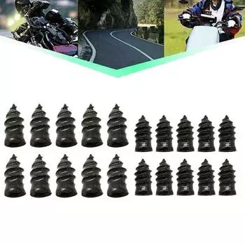 20 шт. резиновых гвоздей для ремонта шин, инструменты для экстренного ремонта спущенных шин, внедорожные шины, резиновые самодельные заплатки для дома и автомобиля