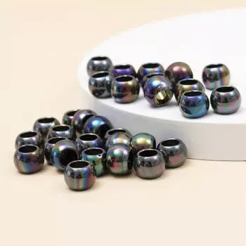 20 шт. резные бусины-разделители для волос, бусины для дредов с большим отверстием, трубочки для косичек, манжеты для дредов, зажимы для самостоятельного изготовления 20pcs