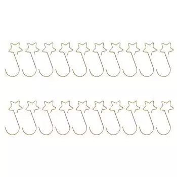 20 шт. Рождественские елочные украшения, железные крючки, модные подвесные застежки, реквизит для вечеринки, аксессуары для дома, офиса и улицы