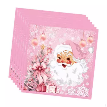 20 шт. Рождественские гостевые салфетки для праздника в ванной комнате домашняя тематическая вечеринка