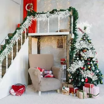 20 шт., рождественские искусственные сосновые иглы, блестящие многоразовые украшения для дома «сделай сам», рождественские сосновая ветка, выбор ветки, товары для вечеринок белый