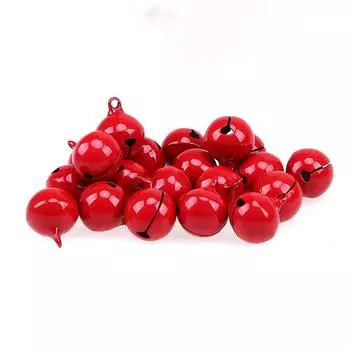 20 шт. Рождественские колокольчики подвеска на рождественскую елку поделки ручная работа колокольчики для рождественского украшения поделки 20mm