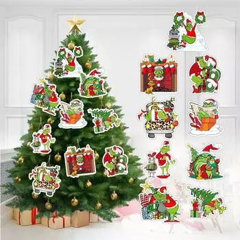 20 шт Рождественские украшения Добро пожаловать в рождественские украшения Товары для вечеринок Украшения для рождественской вечеринки One Size