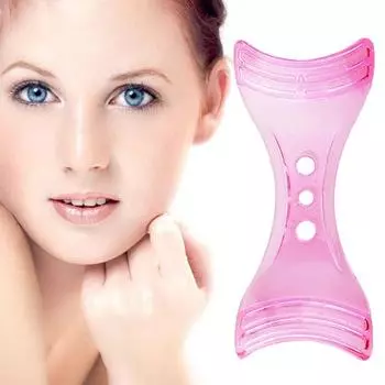 20 шт. розовая подводка для глаз, шаблон для карандаша, формирователь, помощник для макияжа, инструмент для макияжа, линия для глаз