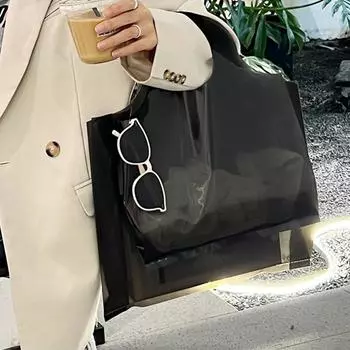 20 шт. Ручной пластиковый пакет для магазина одежды, подарочные упаковочные пакеты, портативный утолщенный пластиковый пакет черного цвета 30x39 см