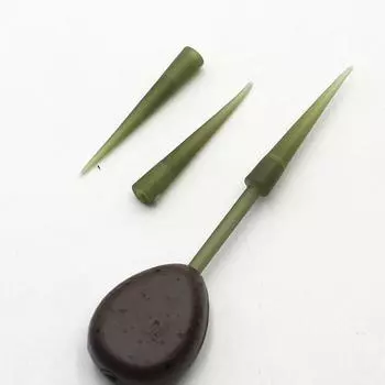 20 шт., рукава для ловли карпа, противозапутывающиеся рукава, соединяются с рыболовным крючком, резиновый наконечник, трубка, коробка для рыболовных снастей, комплект