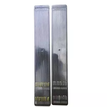 20 шт. рыболовных крючков из высокоуглеродистой стали с зазубринами 45 см, ручные рыболовные крючки для карпа, амура, карася, моря 6-Style A