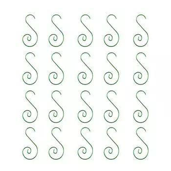 20 шт. S-образные крючки держатели подвесные украшения металлические крючки для Рождества Новый год golden