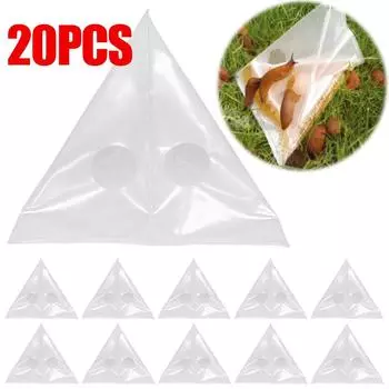 20 шт. Садовые улитки Ловушки для слизней Контроллеры для улиток Клетки для улиток Ловушки для насекомых Садовые одноразовые ловушки для улиток Мешки для улиток