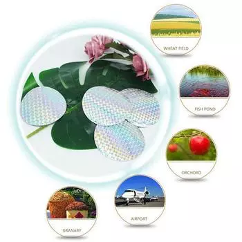 20 шт садовый лазерный светоотражающий отпугиватель отпугивающих растений инструмент для защиты растений